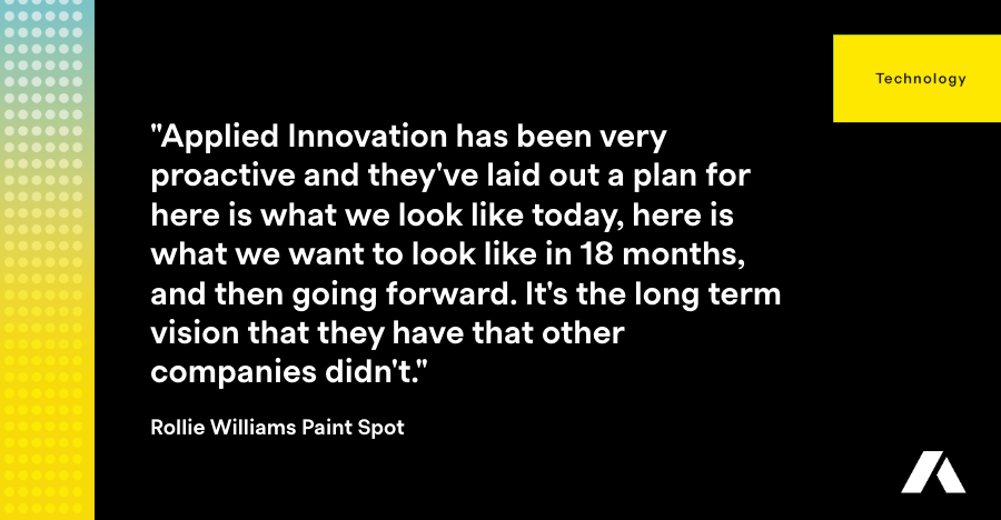 Rollie Williams Applied Innovation Technology Testimnonial