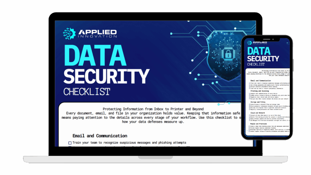 Data Security Checklist Graphic