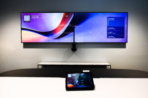Audio Visual TV and cameras in a conference room