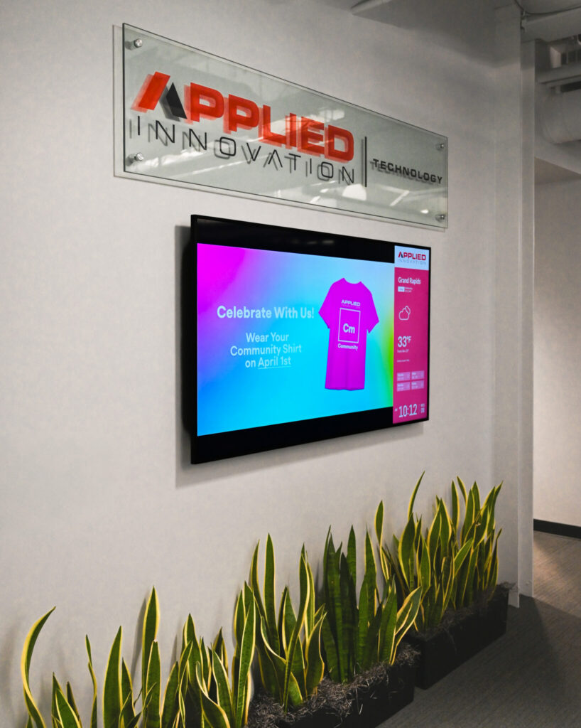 Audio visual video signage